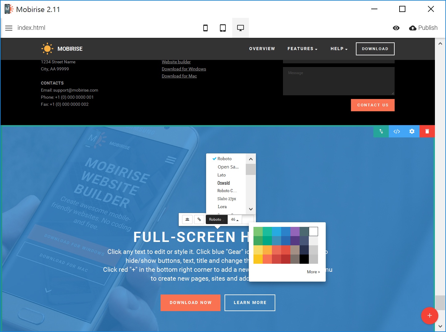 Best HTML5 Web Page  Creator Review